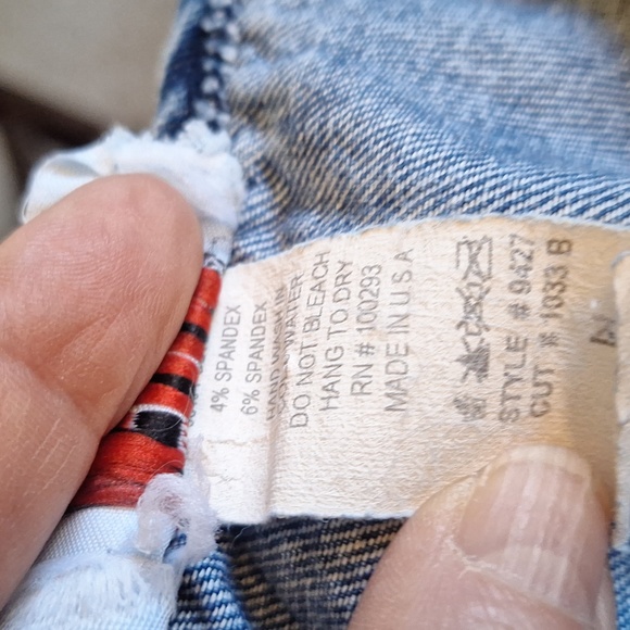 V-Nus Jean Mini Skirt Size Small/Med Vintage - Picture 6 of 6